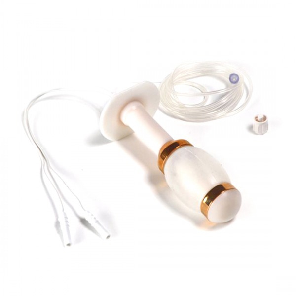 Sonda vaginale con due elettrodi e palloncino: ideale per la rieducazione perineale mediante elettrostimolazione o EMG o biofeedback manometrico